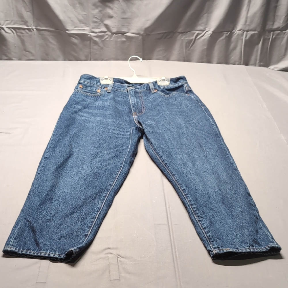 Levis Premium‎ Stay Loose Jeans Womens W30 Medium Wash Tapered Denim A0943-0000